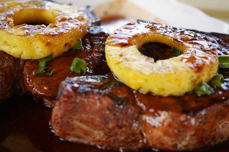 Hawaiian Grilled Pork Chops
